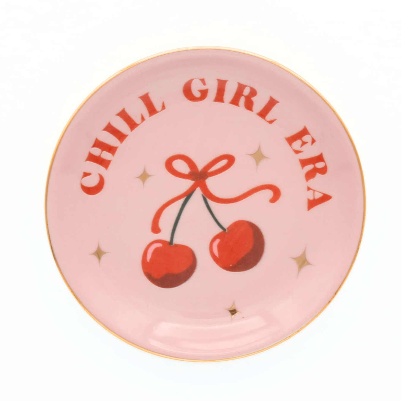 Round Trinket Tray Chill Girl Era
