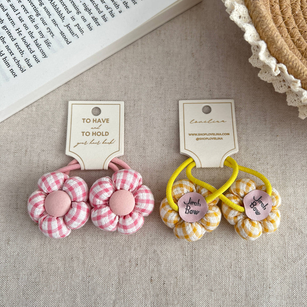 Kids Flower Hair Ties