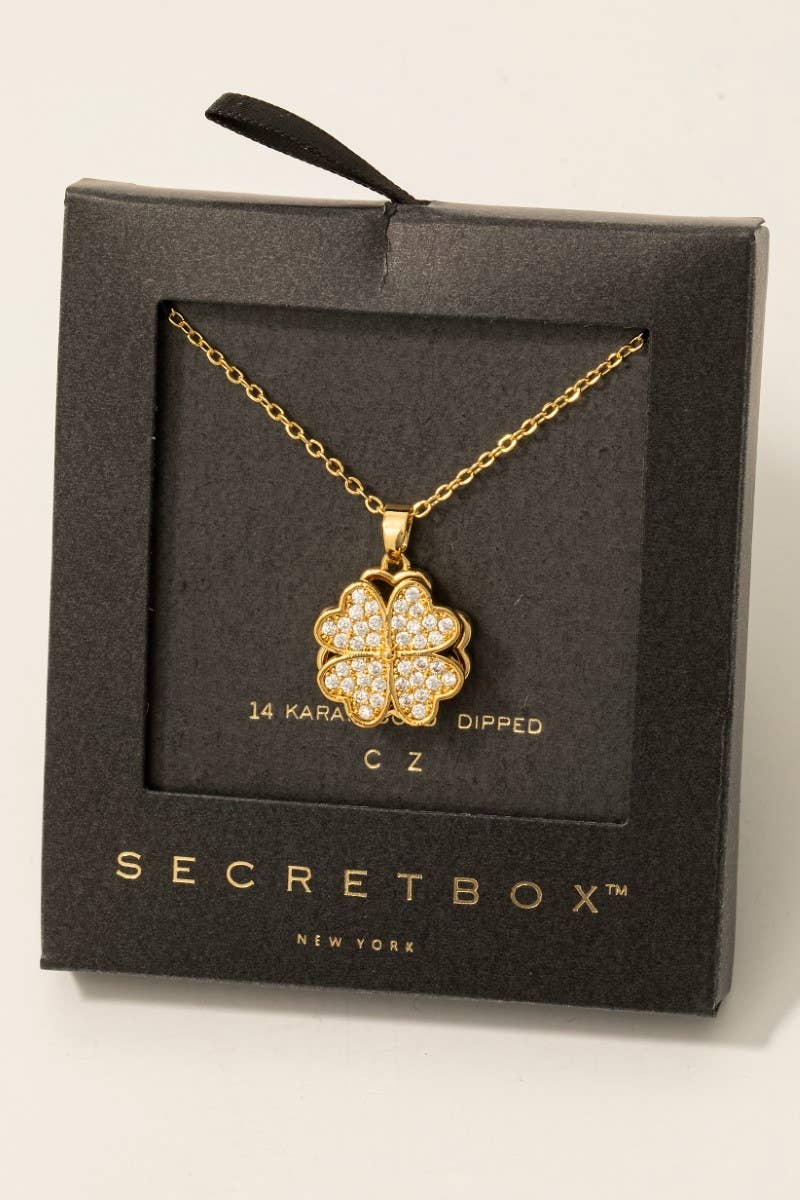 Gold Dipped Clover Necklace