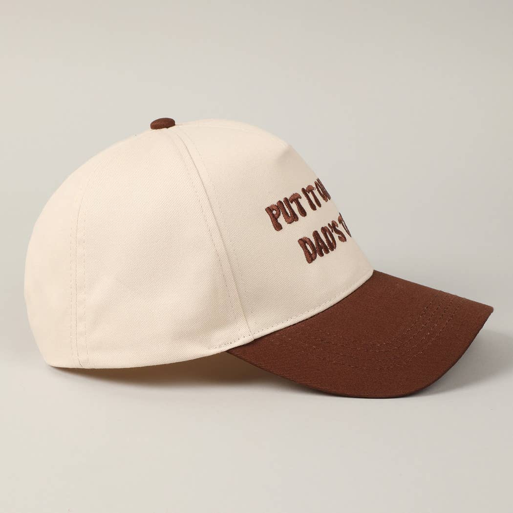 Put It On My Dad's Tab