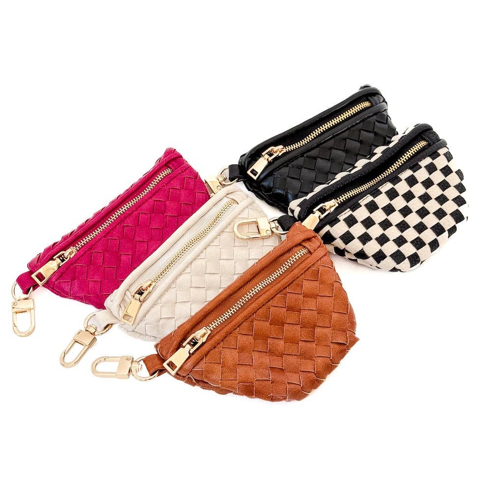 Mini Westlyn Bag Charm: Brown