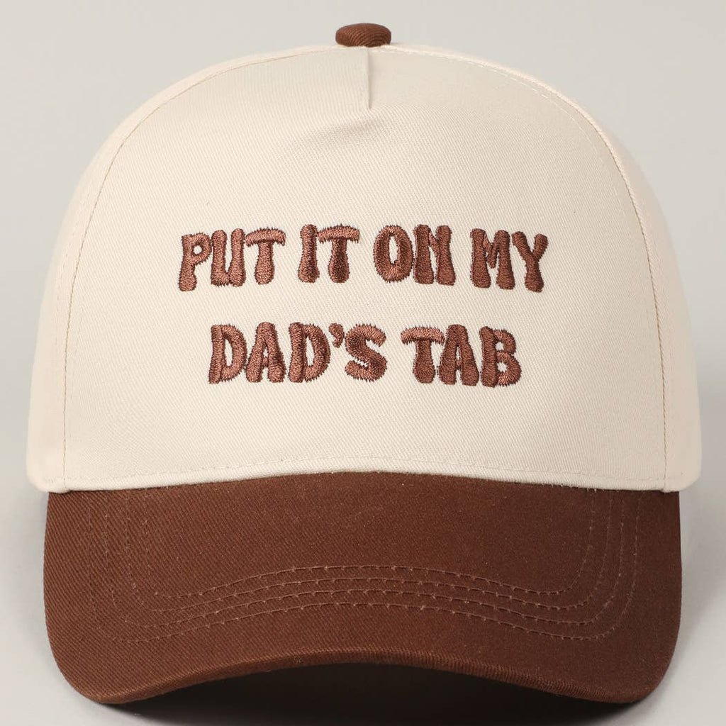 Put It On My Dad's Tab