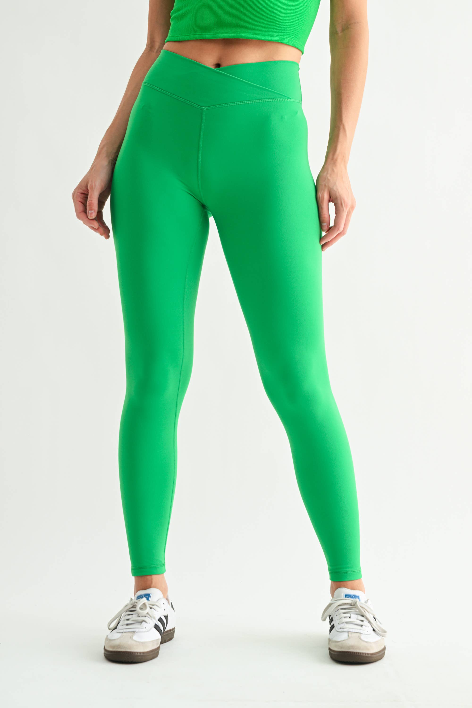 Venice Crossover Waist Leggings