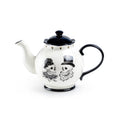 Halloween Victorian Skulls 40oz Teapot
