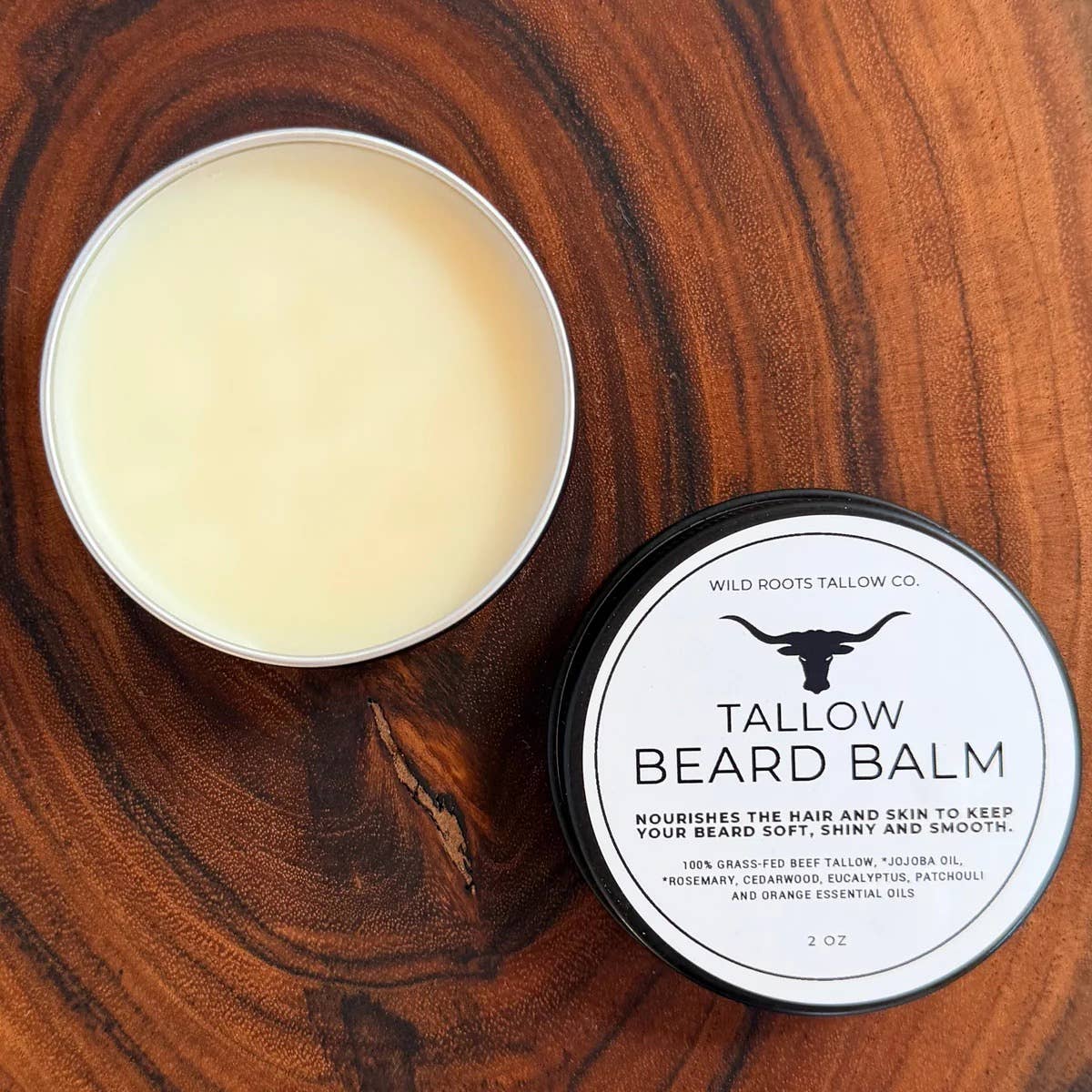 Tallow Beard Balm for Conditioning & Growth
