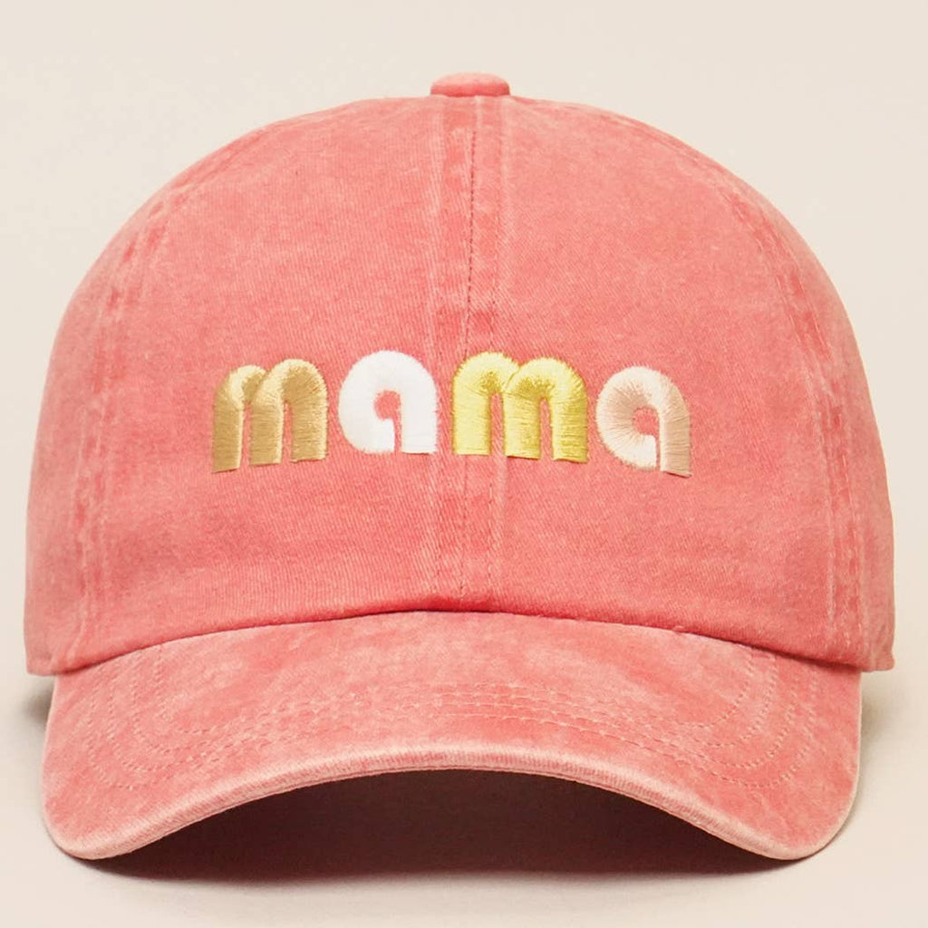 Lilac Retro Mama Baseball Cap