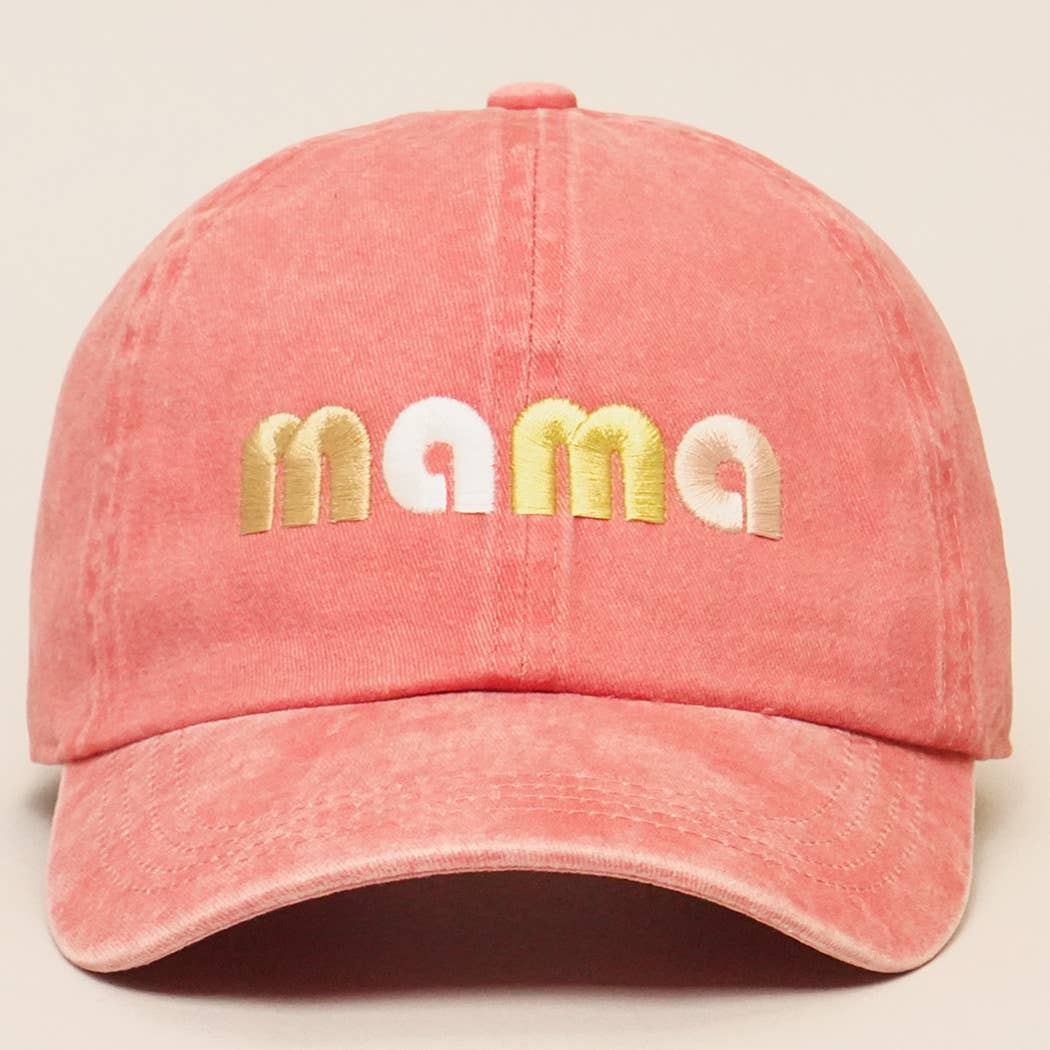Lilac Retro Mama Baseball Cap