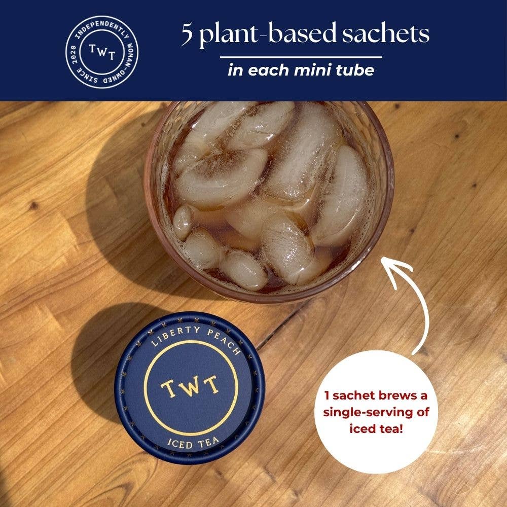 Liberty Peach Mini Tea Tube | Celebrate America's 250th Bday