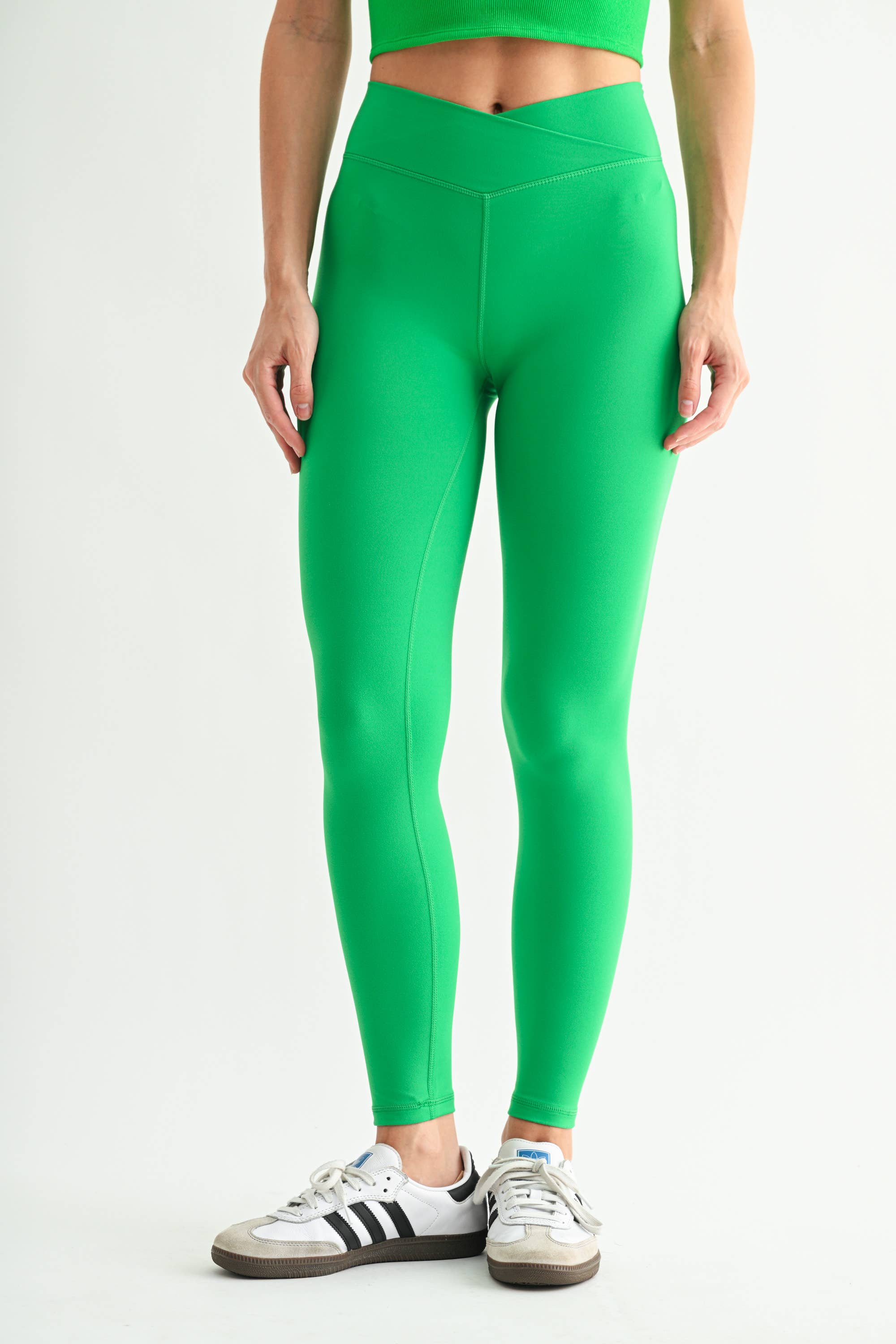 Venice Crossover Waist Leggings