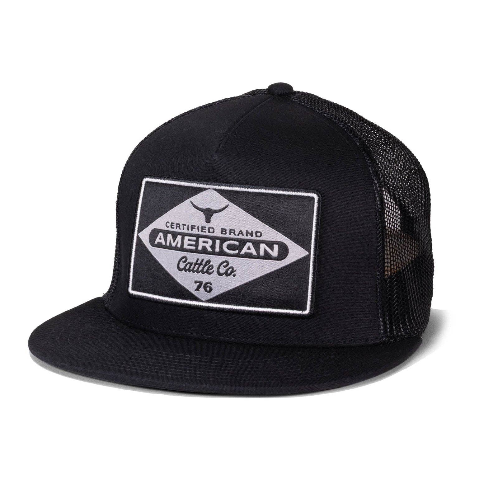 Billboard Hat-Flat: Black