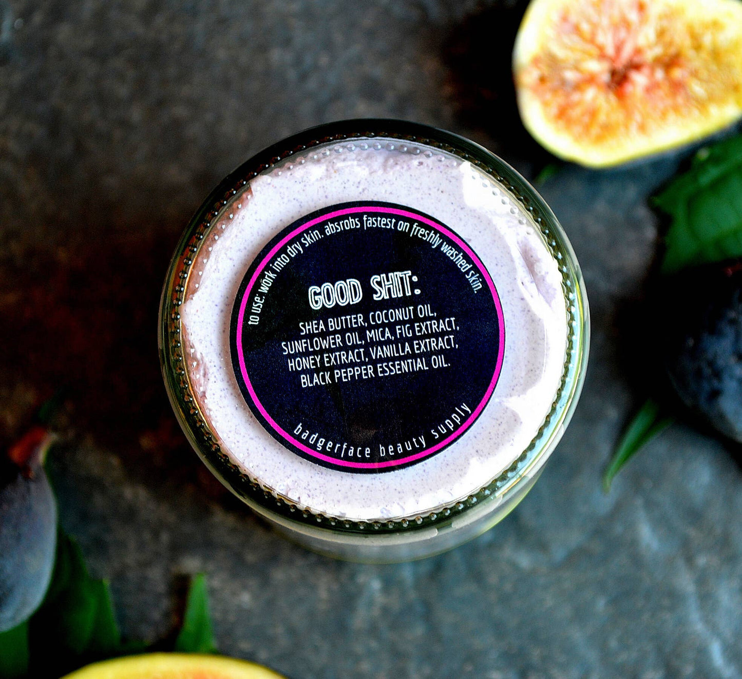 Warm Fig and Honey Body Butter. Vegan, Eco Body Butter.