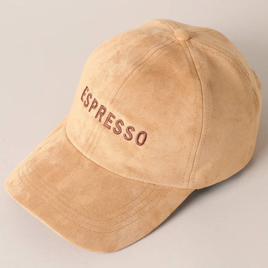 Espresso Suede Baseball Cap