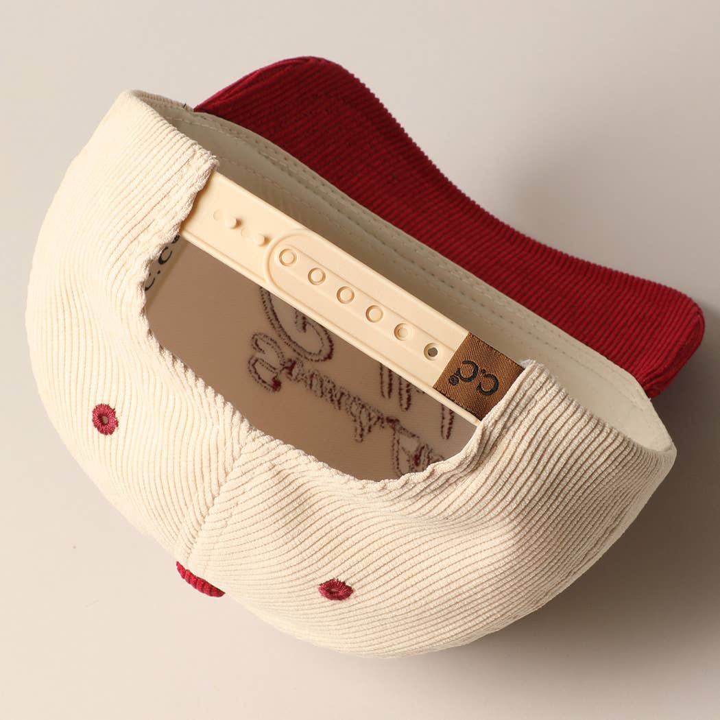 Sounds like Bullshit Corduroy Trucker Baseball Cap: BEIGE / ONESIZE