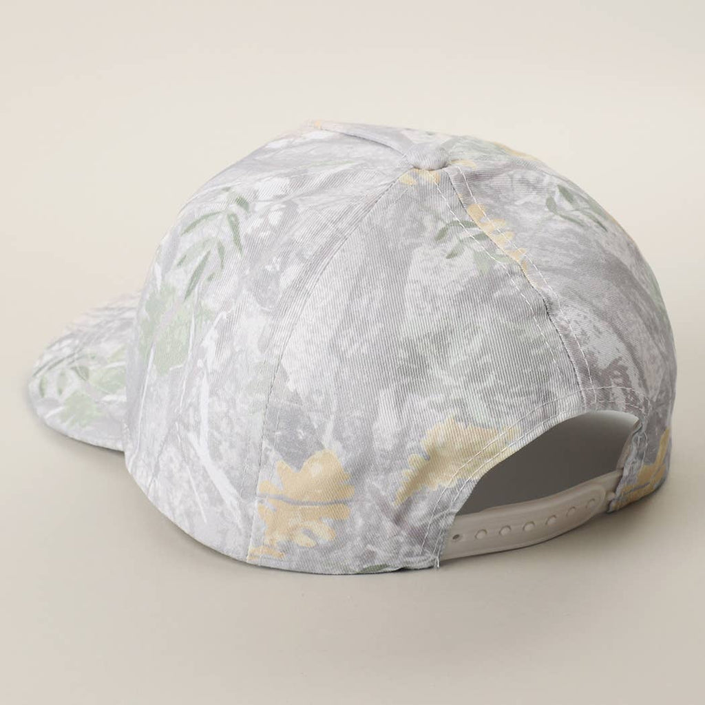 Howdy Darlin' Embroidered Patch Camo Baseball Cap: CAMO / ONE SIZE