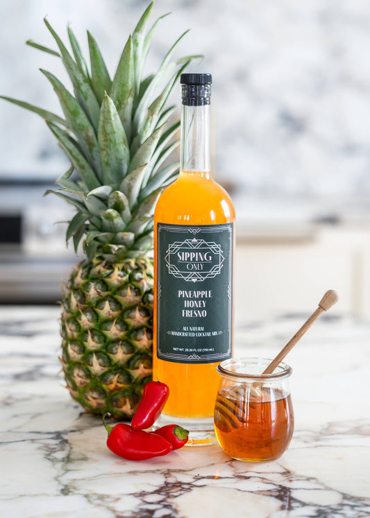 Pineapple Honey Fresno  Handcrafted Cocktail Mixer: English / Large
