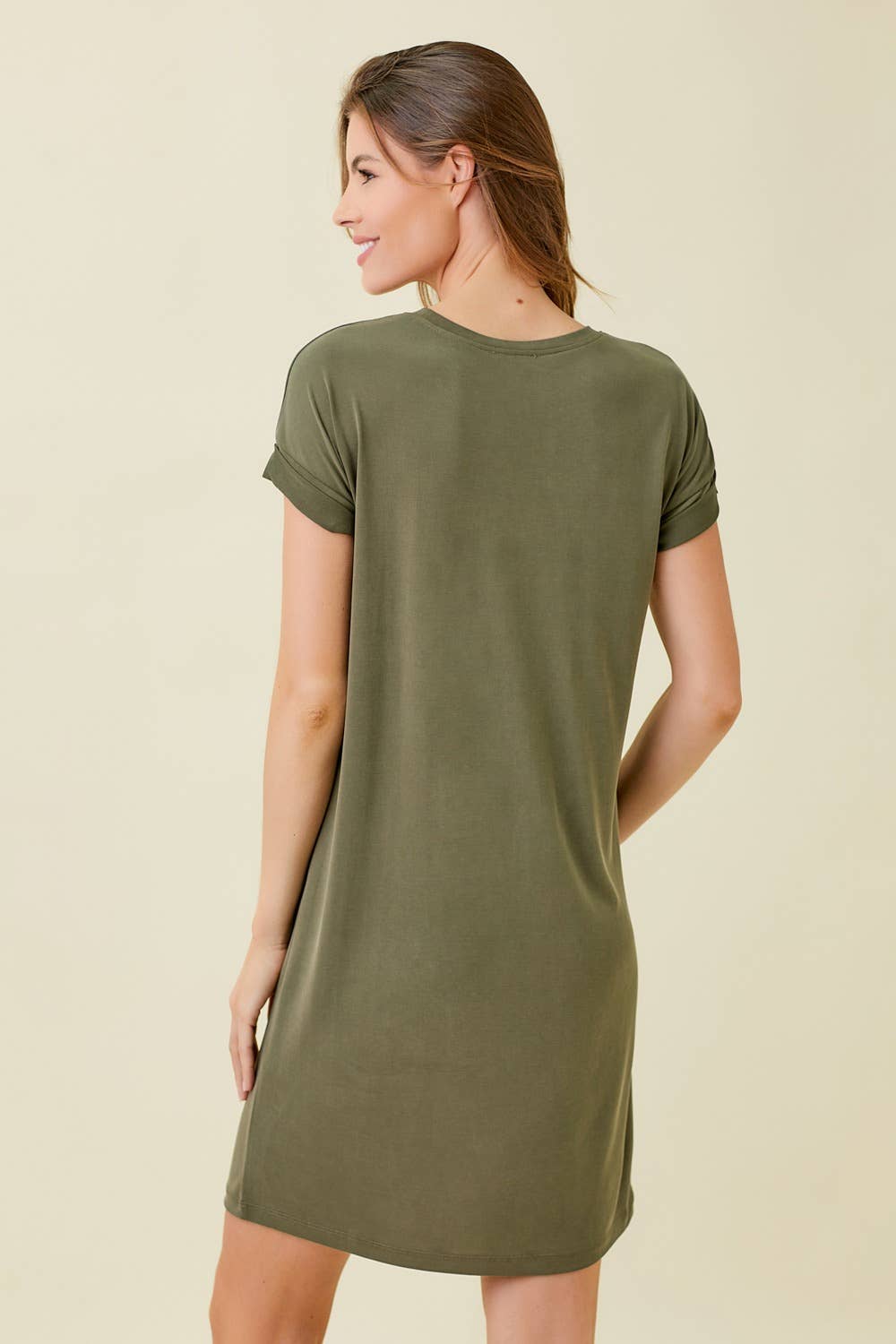 Olive Modal Dress