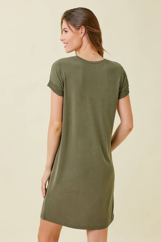 Olive Modal Dress