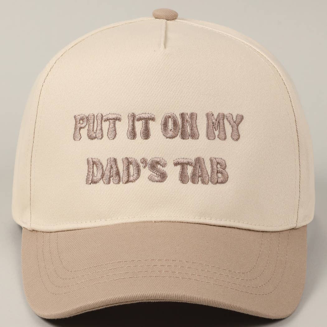 Put It On My Dad's Tab