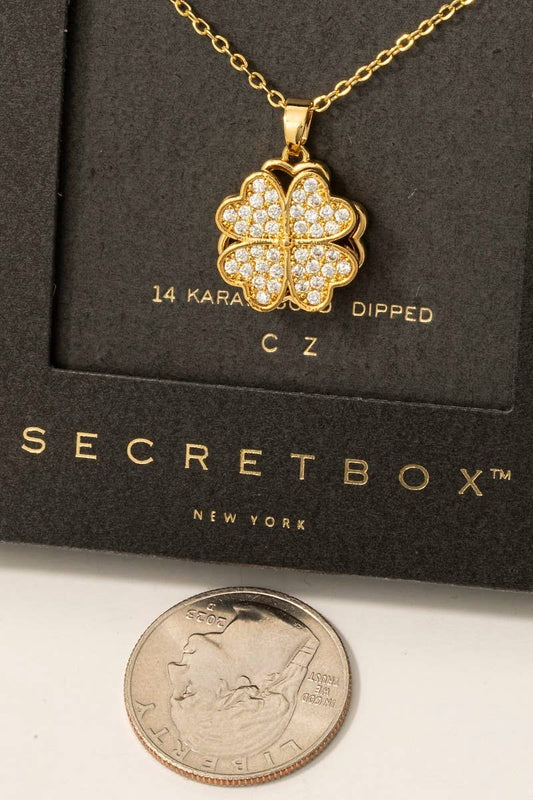 Gold Dipped Clover Necklace