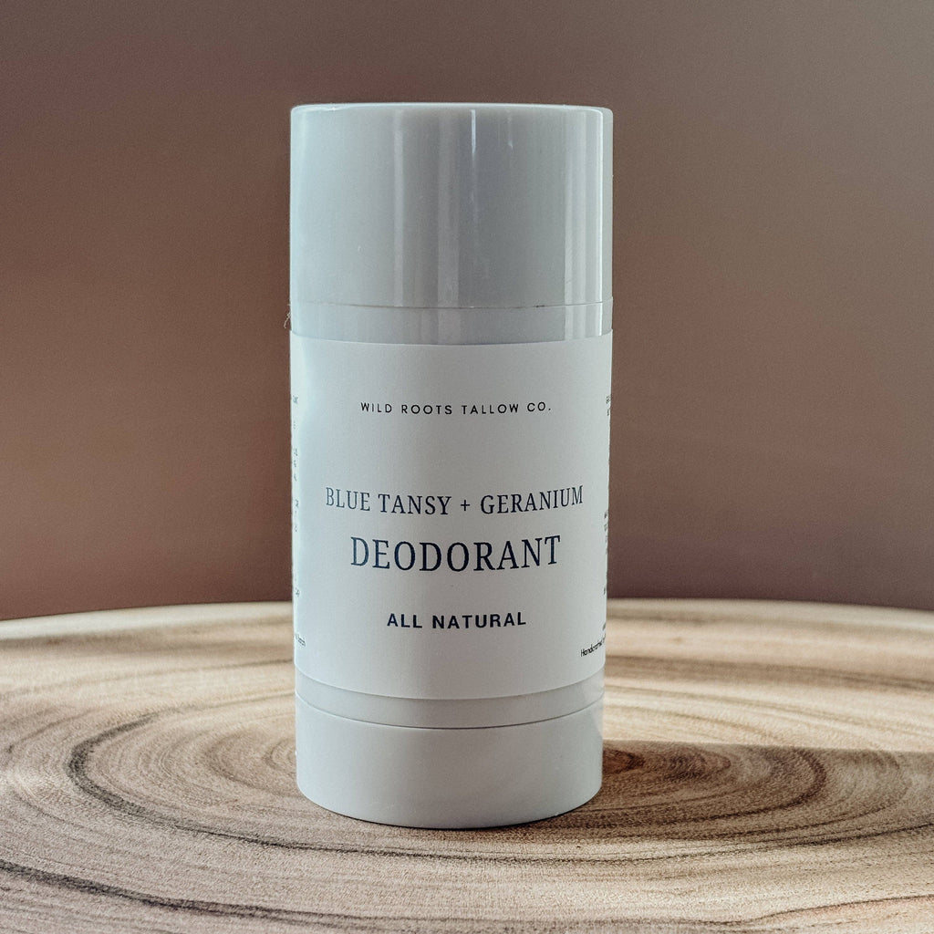 Tallow + Magnesium Natural Deodorant: Lemon + Vanilla
