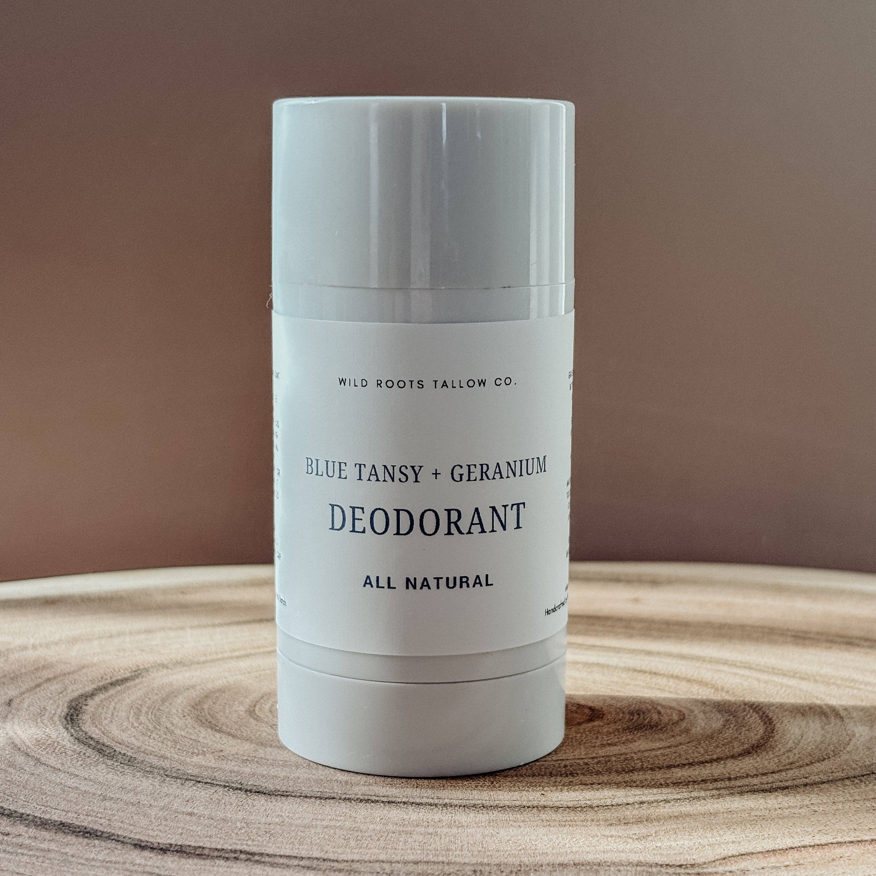 Tallow + Magnesium Natural Deodorant: Lemon + Vanilla