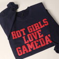 HOT GIRLS LOVE GAMEDAY PUFF Fleece Sweatshirt