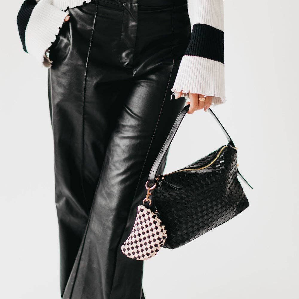 Mini Westlyn Bag Charm: Brown