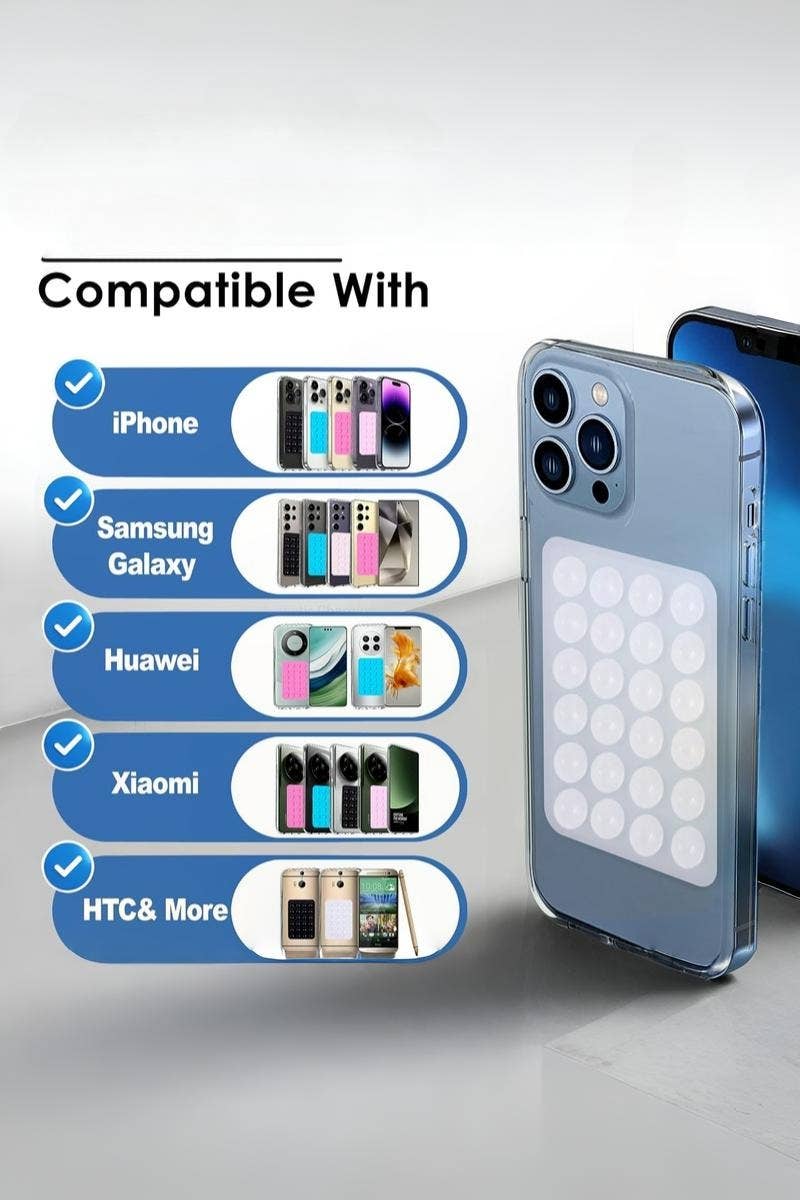 Silicone Suction Cup Phone Holder W