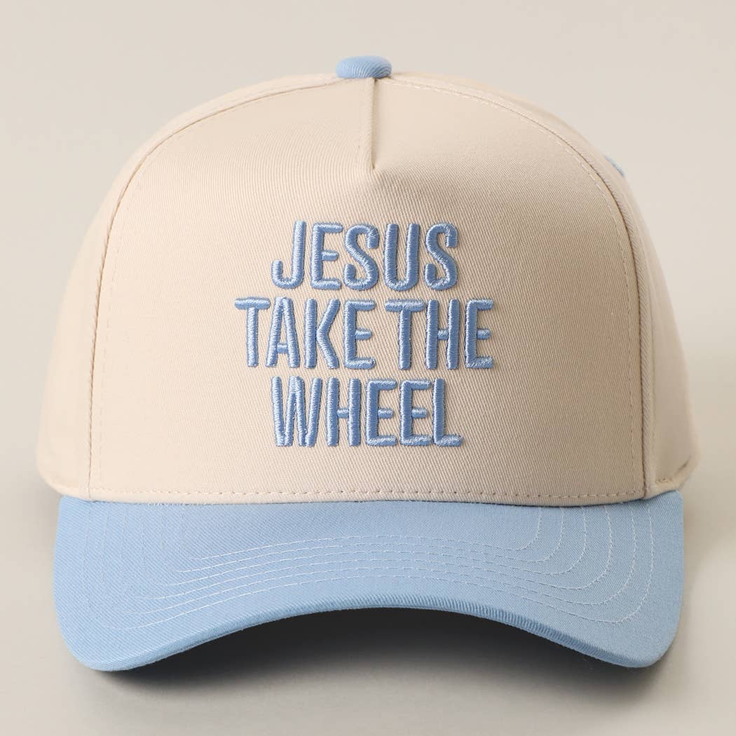 JESUS TAKE THE WHEEL Trucker Hat
