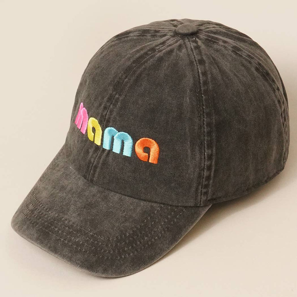 Lilac Retro Mama Baseball Cap