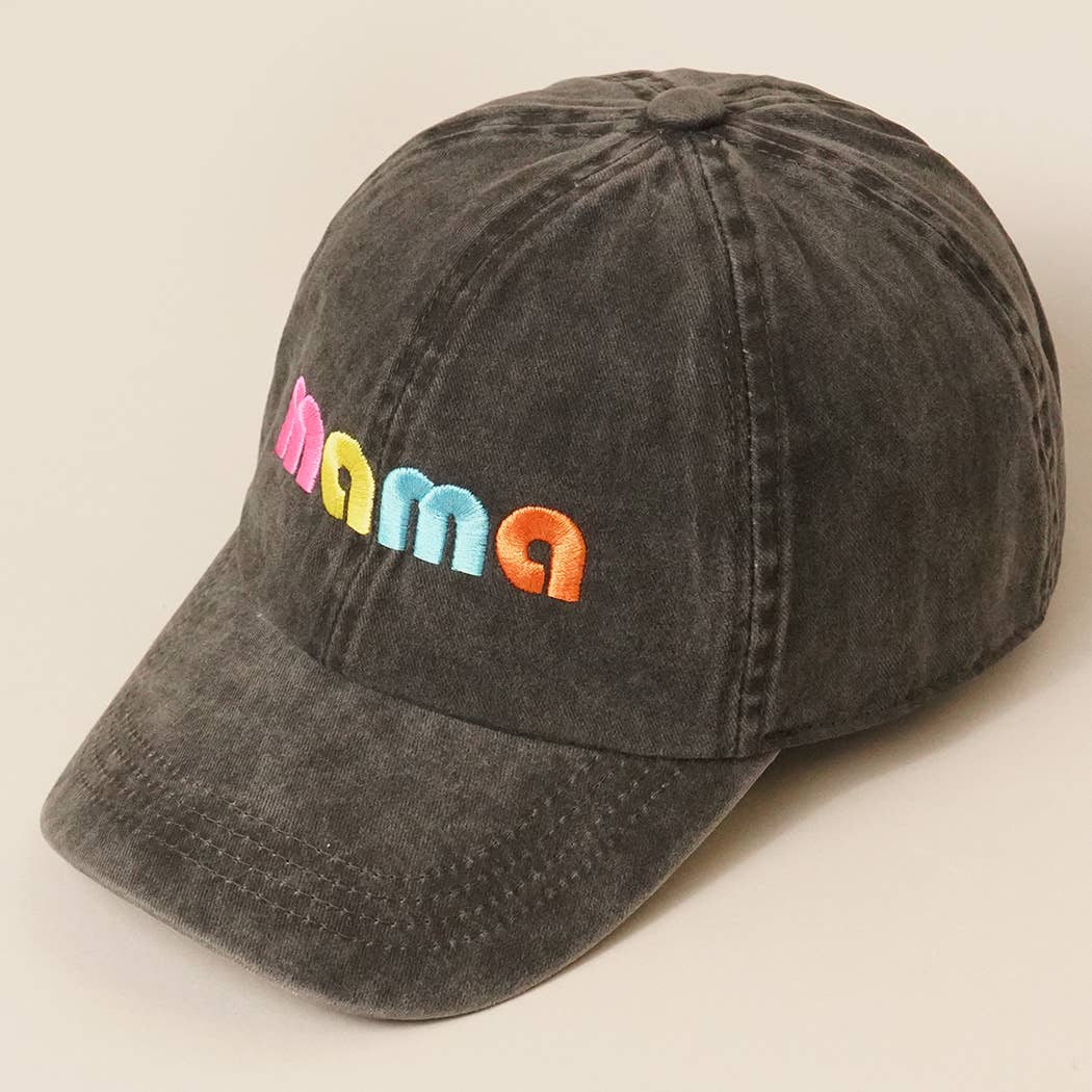 Lilac Retro Mama Baseball Cap