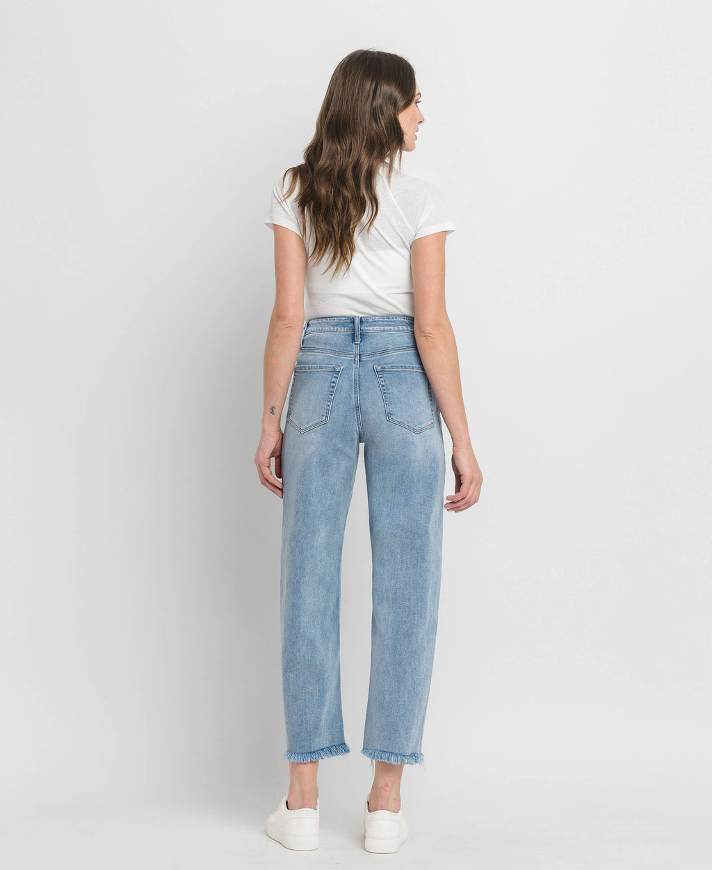 SUPER HIGH RISE BARREL LEG JEANS