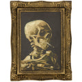 Smoking Skeleton Framed Wall Art