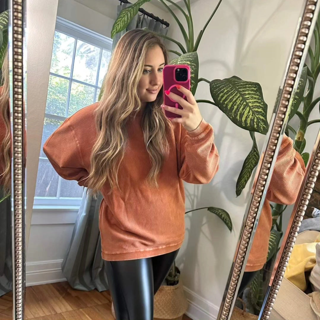 Luxe Corded Crew