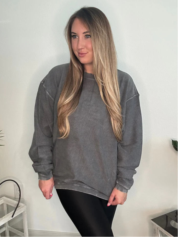 Luxe Corded Crew