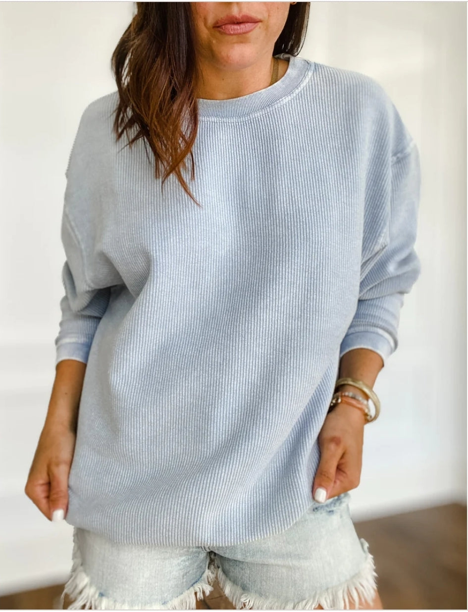 Luxe Corded Crew