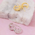 Mini Three Layered Hoop Earrings: G
