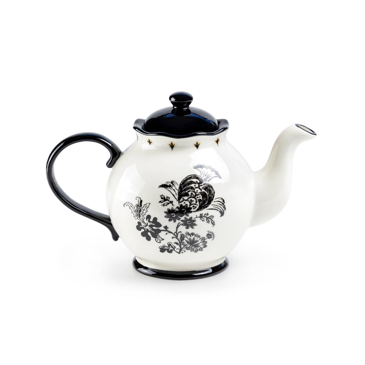 Halloween Victorian Skulls 40oz Teapot