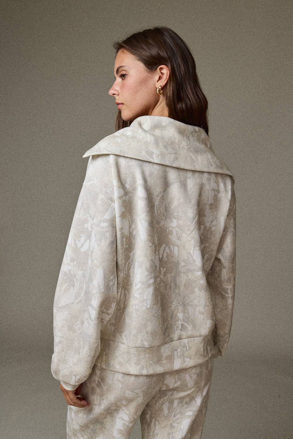 Penelope Loose Fit Half Zip Pullover and Pants