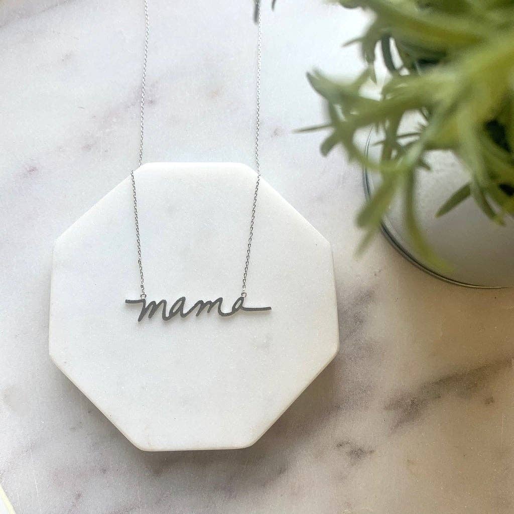 Mama Necklace Silver