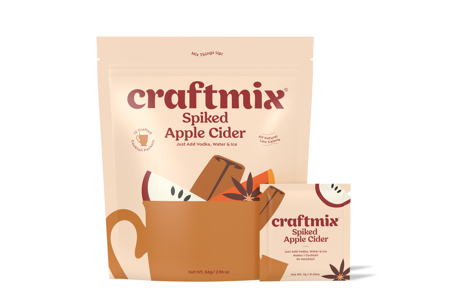 Spiked Apple Cider Cocktail Mixer - 6 Servings Multipack