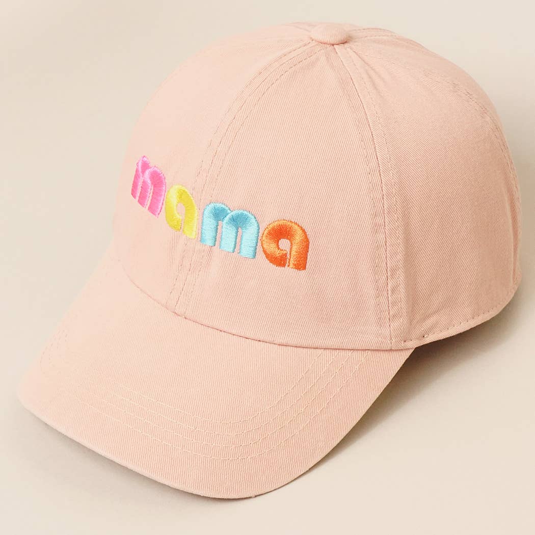 Lilac Retro Mama Baseball Cap
