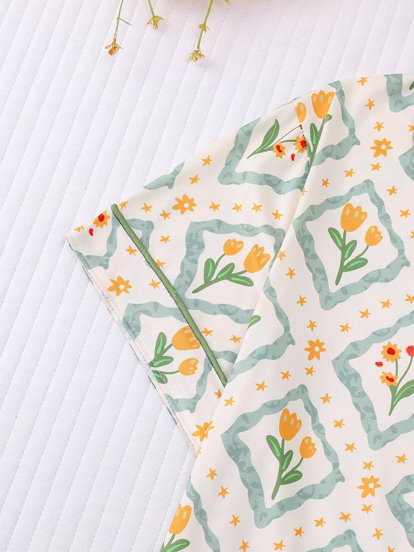 Spring Tulip Pajama Set