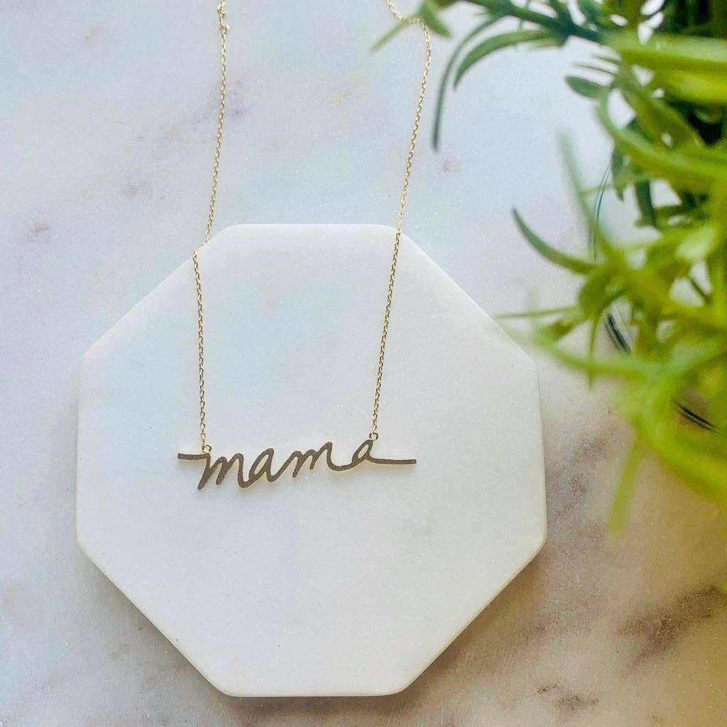 Mama Necklace Gold