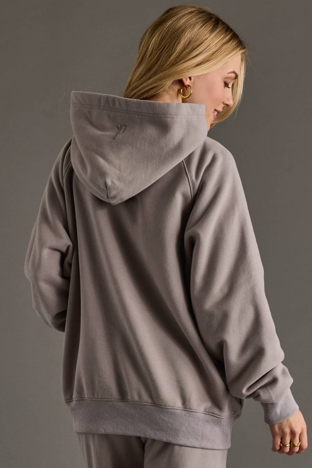 Gray Panache Hooded Sweatshirt