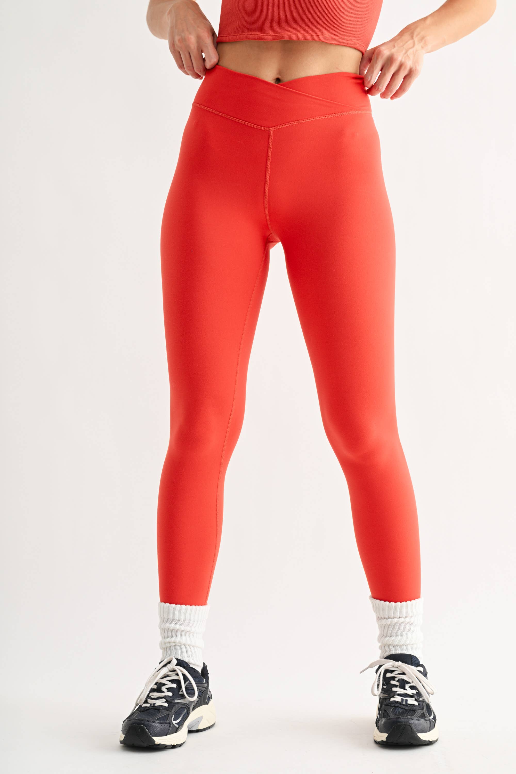 Venice Crossover Waist Leggings