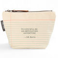 Big Adventure Canvas Zipper Pouch