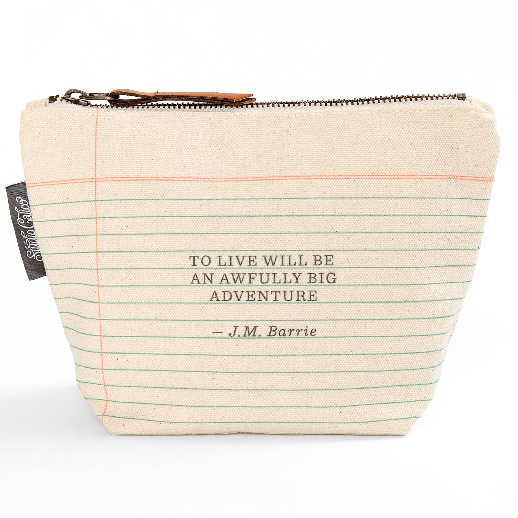 Big Adventure Canvas Zipper Pouch