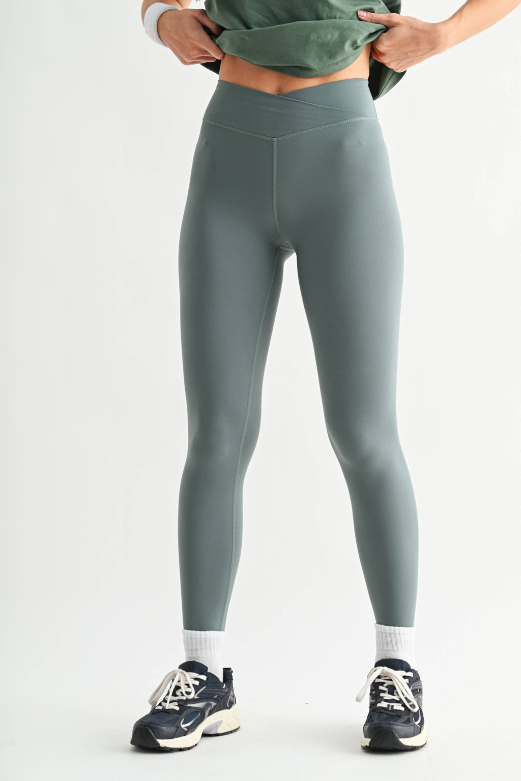 Venice Crossover Waist Leggings