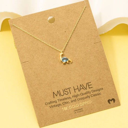 Dinosaur Pendant Necklace